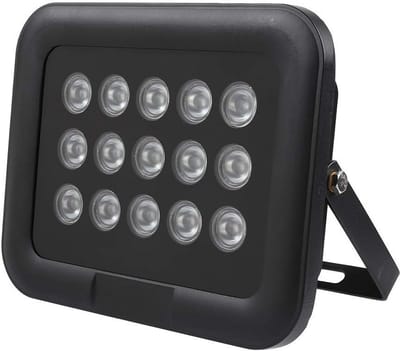 Infrarood Camera Verlichting - 15 LED's met Nachtzicht en Waterdichte Behuizing