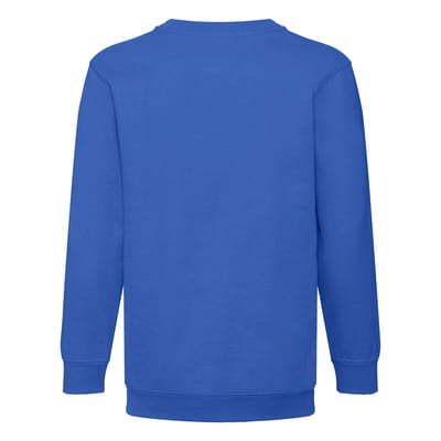 Fruit Of The Loom Kids Unisex klassieke 80/20 set-in sweater (Royaal Blauw)