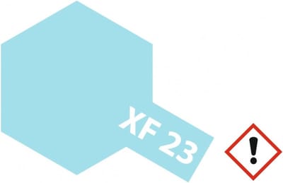 Tamiya Hobbyverf Acrylverf - XF-23 Light Blue - Matt - Acryl - 23ml Verf potje - 23 ml