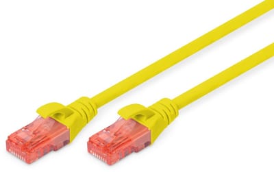 Digitus - Serie - UTP Patchkabel - Kategoria 6 - 3m - Geel - PVC