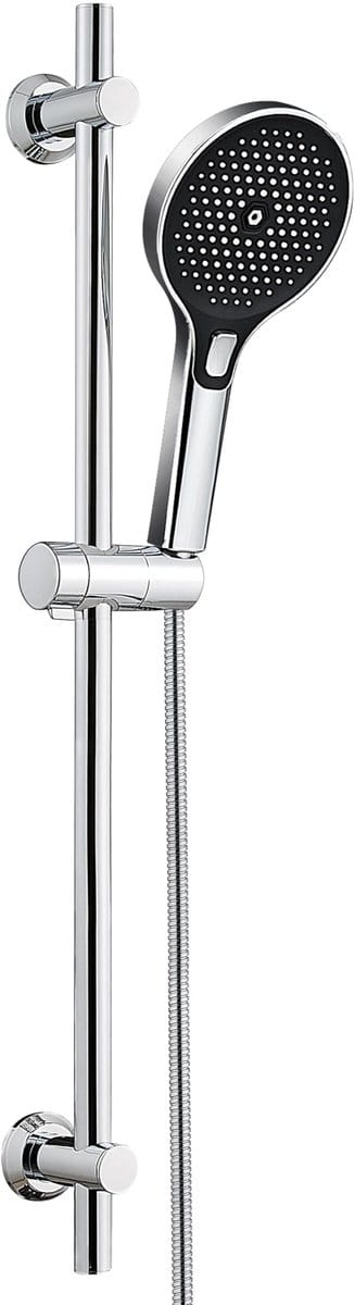 Douchestang Set - Douchesysteem Handdouche - Badkamer Renoveren - Verstelbare Boorgaten - 70 cm - Chroom