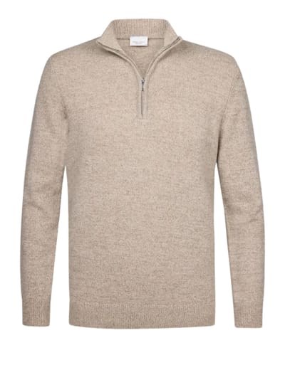 Profuomo  Lange Mouw Overhemden Zand Ppwj30029