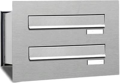Inbouw brievenbus 2 adressen (inbouw) (1x2)