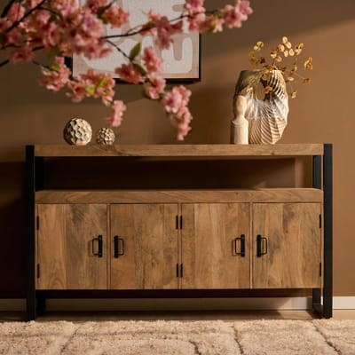 Starfurn - Dressoir Britt - Bruin - 45x175x90 cm