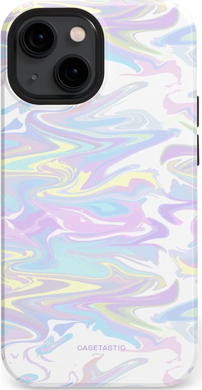 Casetastic Hoesje Geschikt voor Apple iPhone 13 Mini Magsafe - Stijlvolle Beschermende Duo-layer Case - IJsdans van kleur
