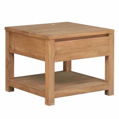 Tower Living Bijzettafel Corona - Vierkant Bruin Hout - 60x60x50cm