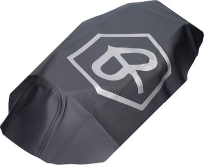 Buddydek + logo Piaggio /zip2000sp zwart/grijs mat