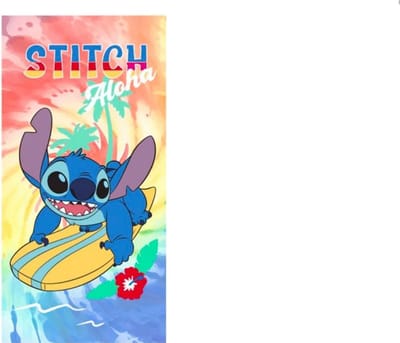 Lilo en Stitch badlaken - lilo en stitch handdoek - lilo en stitch strandlaken - handdoek - lilo en stitch