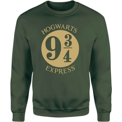 Harry Potter Platform Sweatshirt - Green - S