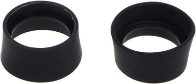 Oogschelpen Microscoop - Rubberen Beschermers - Vergroten Beeld - Zacht Rubber - 35-37mm - Zwart