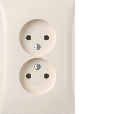 Hager Berker S.1 Wandcontactdoos (WCD-schakelmateriaal) (Europese Stekkerdoos) - 47958982