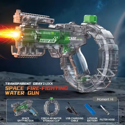 Pistolets à Eau Électriques Pour Adultes Puissants Arroseur Automatique Aspiration d'Eau Blasters à Eau Jouet d'Été Extérieur Plage Pour Garçons Cadeau Enfant