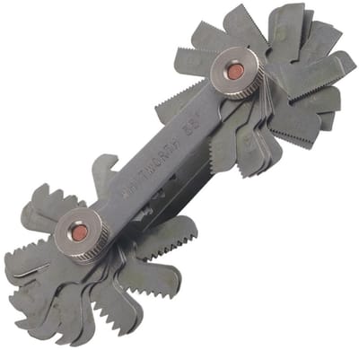 Dailygoody - Draadmeetgereedschap - Staal - Praktische tool voor metaalbewerking - 52-delige set - Precisie meetinstrument - Geschikt voor professiona