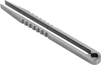 Mini Pincet - Precisie Tang - Modelbouw Precisie - Roestvrij Titanium - 33 Inch - Staal Kleur