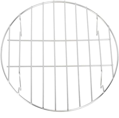 Solidchoice- Grillrooster Roestvrij Staal - Draagbaar BBQ Accessoire - Gelijkmatige Warmteverdeling - Voor Vlees/Vis/Groenten - Hittebestendig - 24 x 25 x 4 cm - Barbecue Rooster