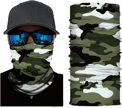 *** Ruffneck Skull Motor Bandana - Motorfiets Mondkap - Ski Outdoor Sport - Schedel Sjaal - van Heble® ***
