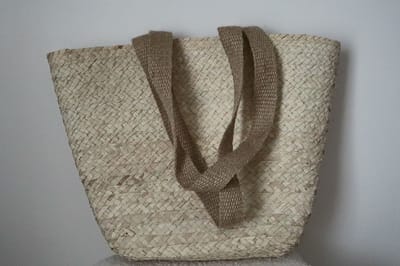 Shams Basket – Handgeweven Strandtas & Boodschappentas – Boho Sfeerstijl