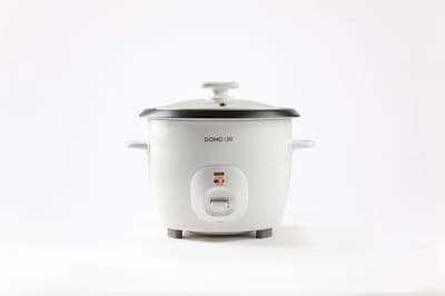 DOMO DO9176RK - Rijstkoker - 1,3L - Teflon coating - PUUR - Wit