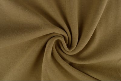 Boordstof Effen - Donker beige - 1 meter - Per meter
