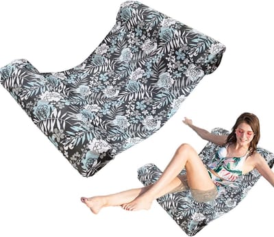 Zwembad Hangmat - Waterhangmat Luchtbed - Ontspannen in Water - Ventilatie Mesh Zitting - 130 x 70 cm - Multicolor