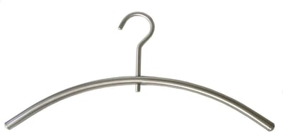 SnelShoppen - 9000 Grimme Pakket Draaibare Kleerhangers, Hoogwaardige Metalen Hangers, Breedte 445 mm, Geborsteld Roestvrij Staal, Zilver, Perfect voo