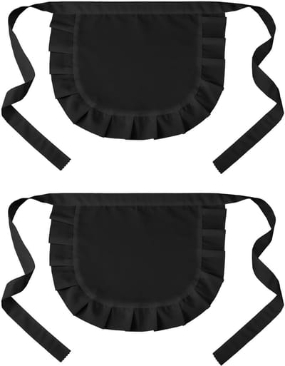 Schort, Cosplay Taille Schort Zwart Half Schorten Puffy Tight Kostuum Maid Half Schorten Voor Vrouwen Meisjes Cosplay Kostuums Jurk Accessoire