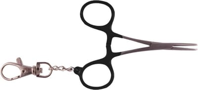 Mini Kocher met Sleutelhanger Zwart | 9 cm | Roestvrij Staal | verpleegkundige accessoires