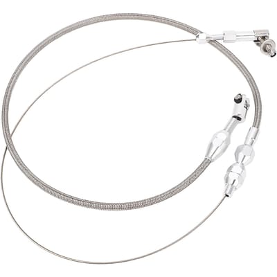24-inch Gashendelkabel Roestvrij Staal Flexibel Eenvoudige Installatie Gashendelkabelset voor Auto white
