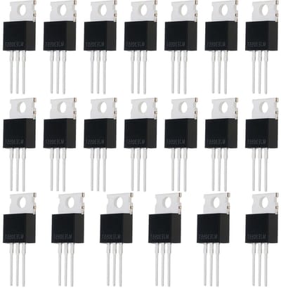 NPN Transistor - Halfgeleider Schakelaar - Vermogensschakeling - Hoge Stroombeoordeling - TO-220 - Zwart