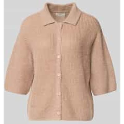 Vest met omgeslagen kraag