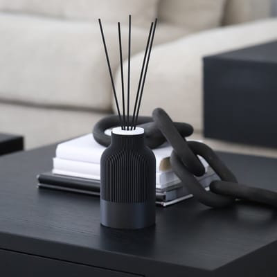 Amelie geurstokjes diffuser met amber oak 200ml luxe huisparfum voor woonkamer slaapkamer badkamer en kantoor