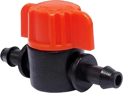 SPHProducts - Drip Irrigation Barb Shut-off Valve - 40 Stuks - Duurzaam en Eenvoudig te Installeren - 4mm en 7mm Tubes - Irrigatiesysteem - Tuinieren -...