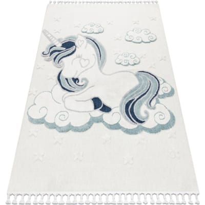 Kleden Rugsx Tapijt YOYO GD49 wit / grijs - 80x150 cm