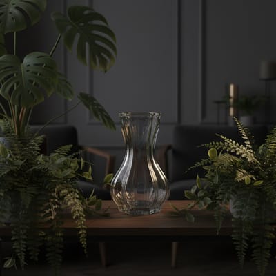 House of Nature Vaas Flin Fion grijs 15cm