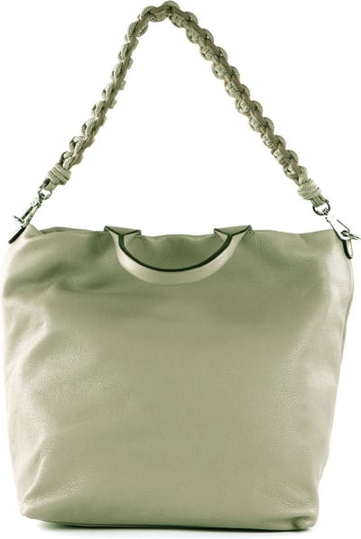 abro Leren Shopper Schoudertas Leather Dalia Bucket Kaia Big Sahara Beige