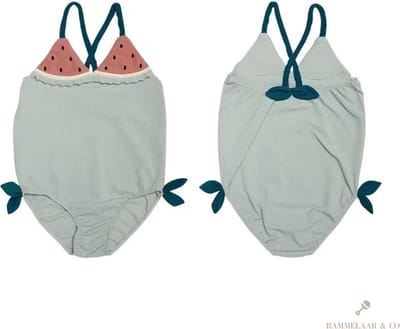 Rammelaar&Co Badpak Watermeloen – Badpak Meisjes – Maat 80