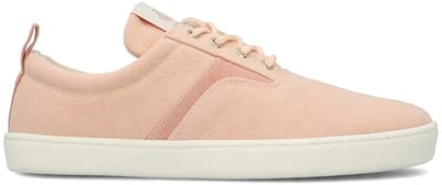 Barefoot Groundies®| Sneakers | Dames | Vegan | Gerecycled canvas | Ademend en licht | Zero drop | Zomerschoen | Roze | Maat 36