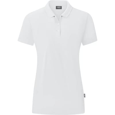 Jako Organic Polo Dames - Wit | Maat: 38