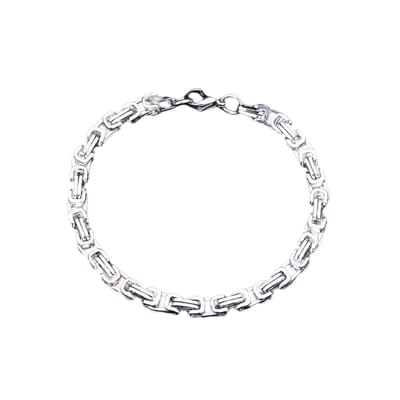 Livano Armband - Staal - Nep Zilver - Heren - Zilver