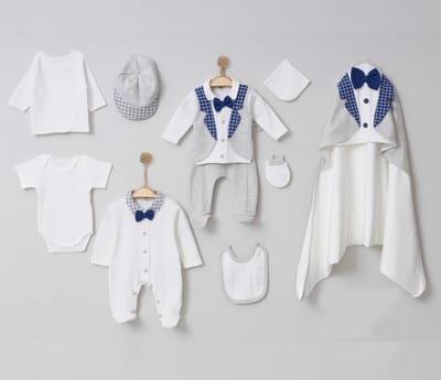 10-delige baby newborn kledingset - Newborn set - Babykleding - Babyshower cadeau - Kraamcadeau - Feestkleding