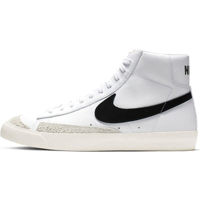 Nike Blazer Mid 77 Vintage Wit Zwart Unisex Sneakers BQ6806-100 40 white