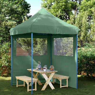 vidaXL - Partytent - 200 - x - 200 - x - 306 - cm - Groen - Oxford - Stof