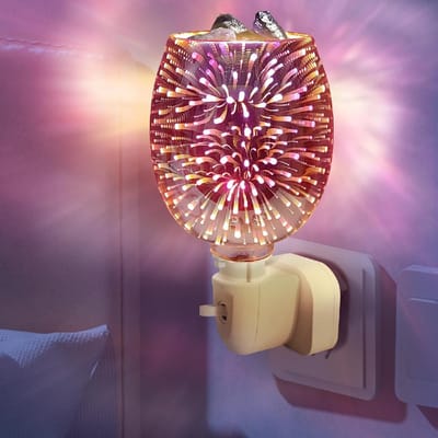 longziming -Elektrische Geurverdamper – voor Wax – Sfeervol Nachtlicht en Aromalampe in Elegant Keramisch Design – Veilig, Vlamloos en Gebruiksvriendelijk