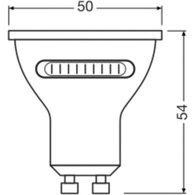 Osram LED Superstar Reflector Spot GU10 PAR16 4.2W 400lm 55D - 830-840-865 CCT | Vervangt 55W