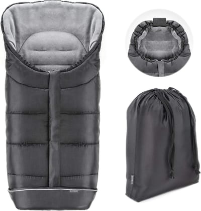 Universele Wintervoetenzak voor Kinderwagen en Buggy - Zachte Thermo Fleece, Water- en Vuilafstotend - Veilig en Comfortabel voor Peuters
