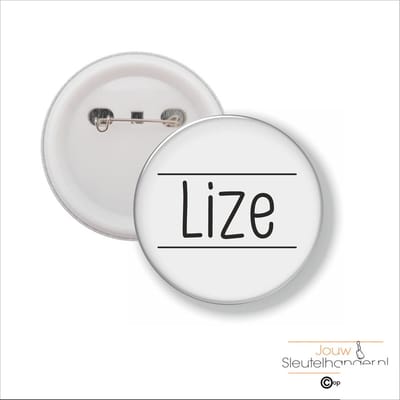 Button Met Speld 58 MM - Lize