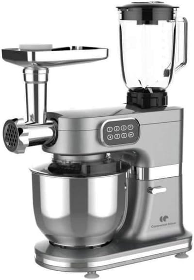 Krachtige Multifunctionele Keukenmachine met Garde, Kneedhaak en Vleesmolen