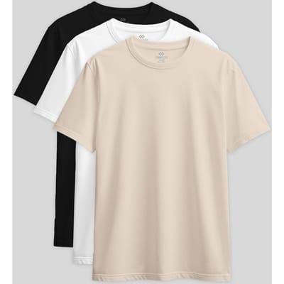Dames Katoen Elastaan Crew Neck T-Shirt