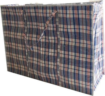 MixMamas Big Shopper / Opbergtas / Waszak XXL - 75 x 55 cm - Multipack 10 stuks - Blauw