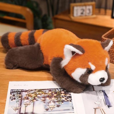 Nouvelle poupée mignonne en peluche panda, poupée animale, raton laveur, oreiller câlin, jouet en peluche, cadeau d'anniversaire 60cm